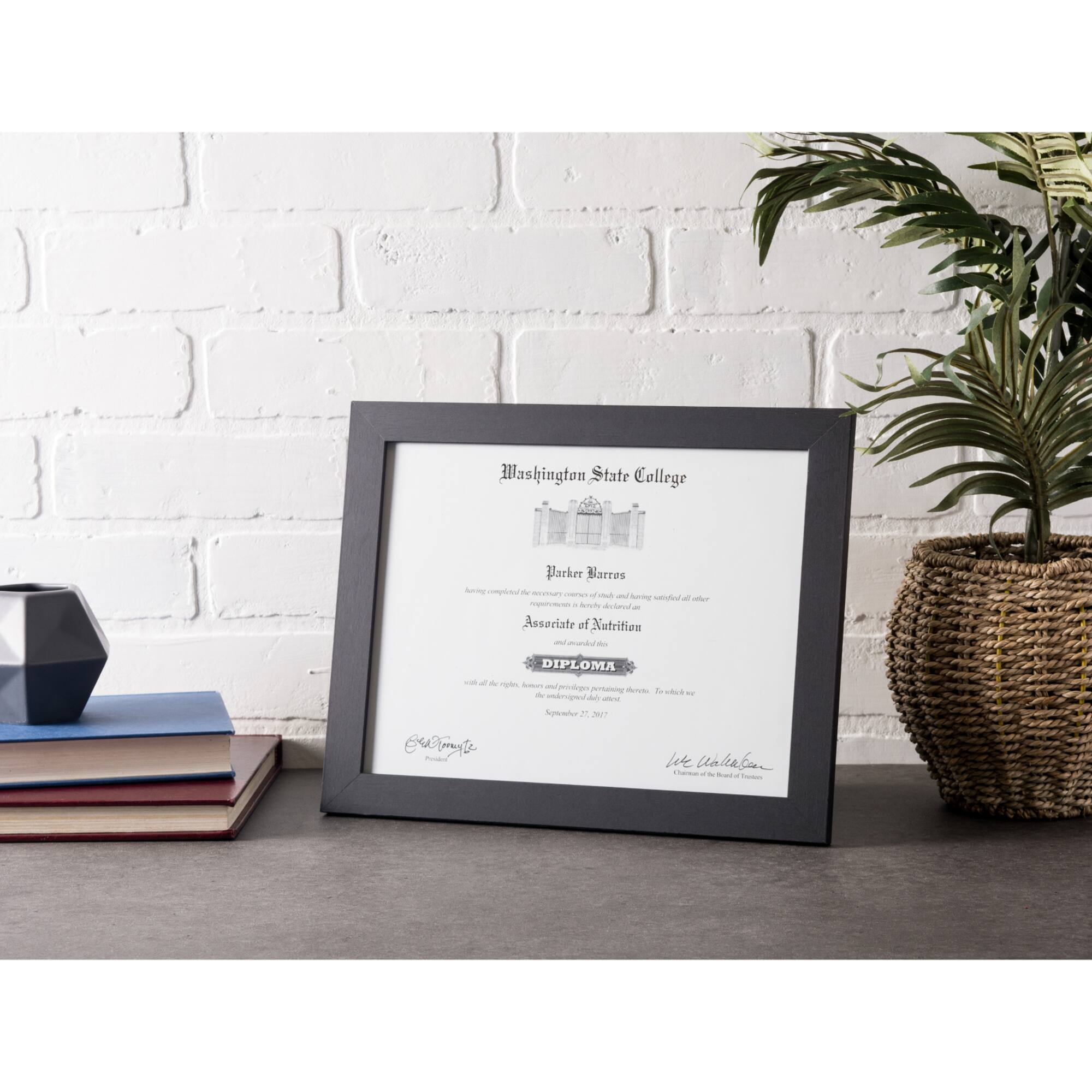 DII® Black 8.5" x 11" Document Frame